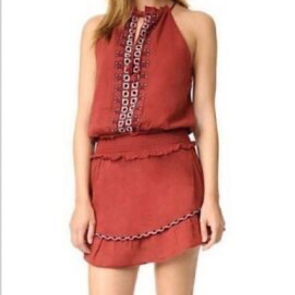 Saylor Halter Mini Dress - Picture 1 of 5